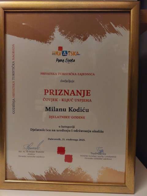 Priznanje Milan Kodic - Copy