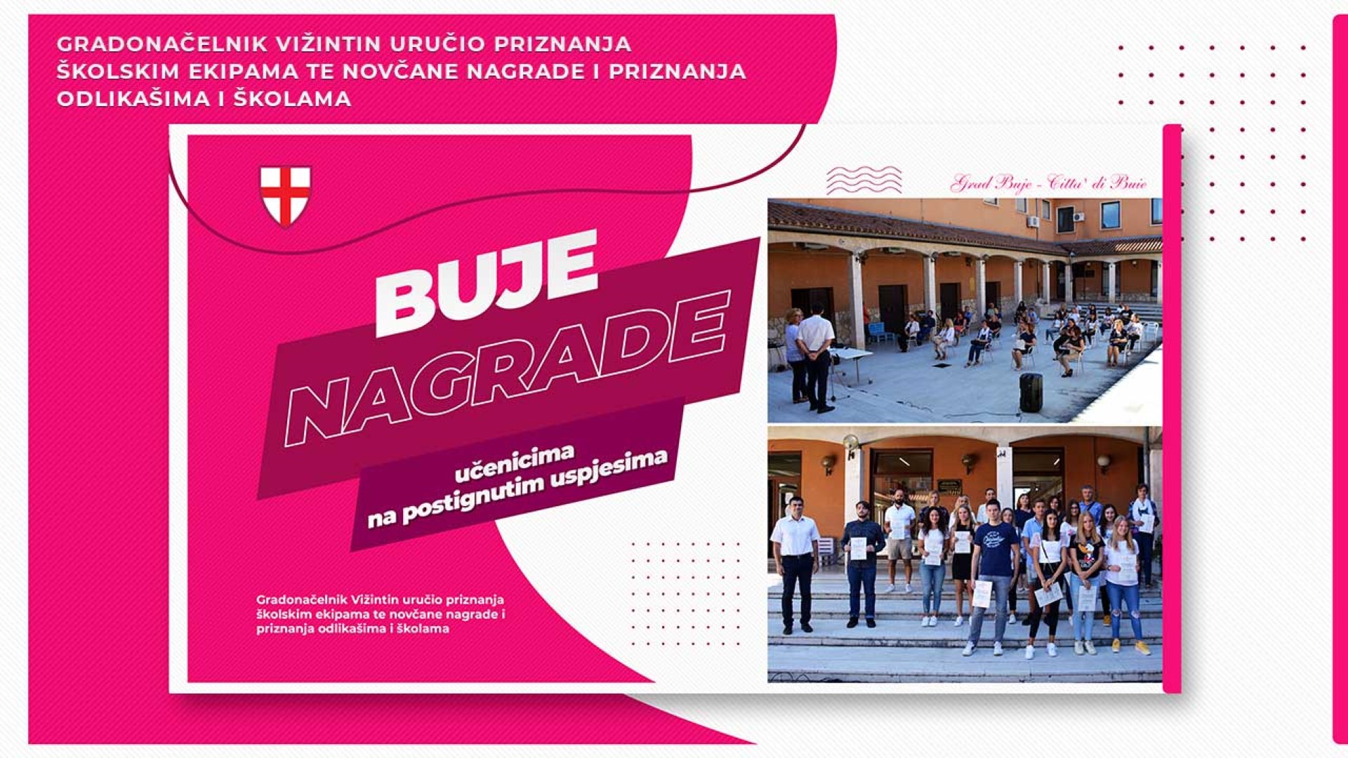 Nagrade bujskim učenicima na postignutim uspjesima