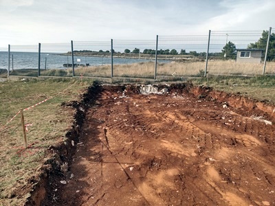 Radovi u toku na šetnici Sv.Pelegrin - Ograda T.Istriana