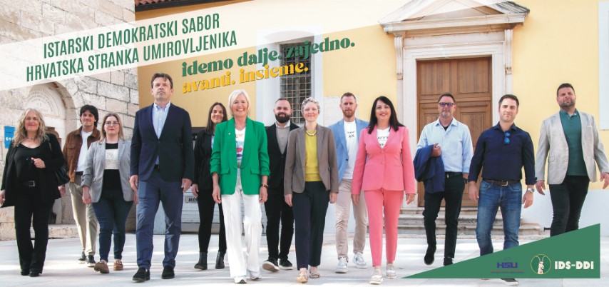 IDS Novigrad predstavio listu za Gradsko vijeće: Idemo dalje zajedno! Avanti insieme!