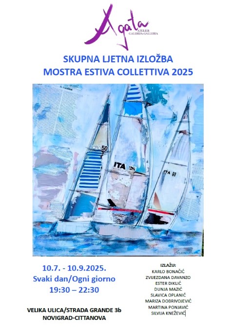 U bojama ljeta u prostorijama likovne udruge Agata