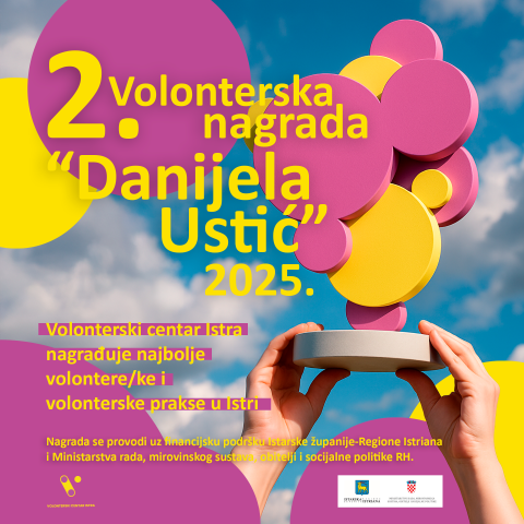 Otvorene prijave za volontersku nagradu „Danijela Ustić“ 2025.