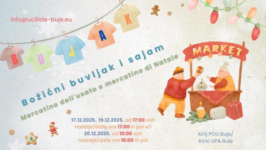 BUJAK 2025 – Božićni buvljak i sajam 