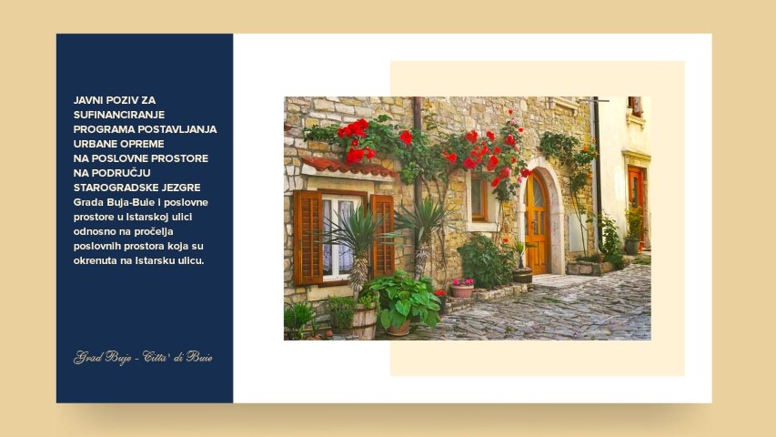 Javni poziv za sufinanciranje programa postavljanja urbane opreme