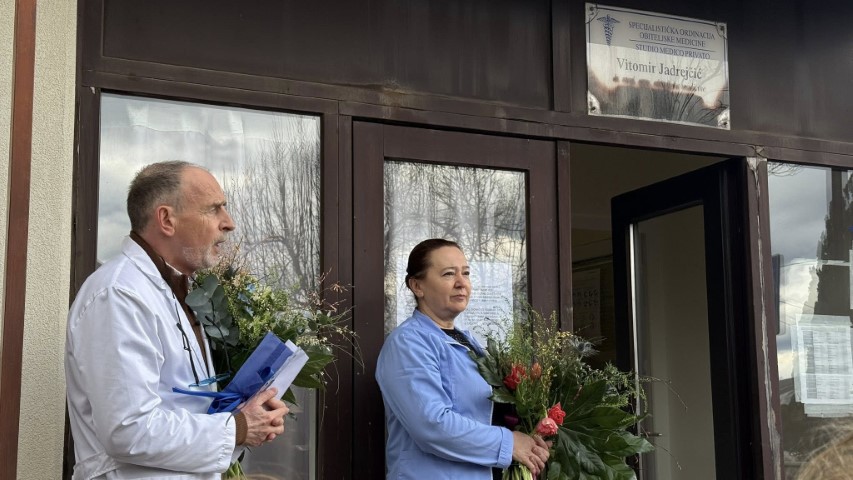 To mogu samo Buježi! Organizirali feštu dr. Vitu Jadrejčiću i med.sestri Mariji Buršić na odlasku u mirovinu