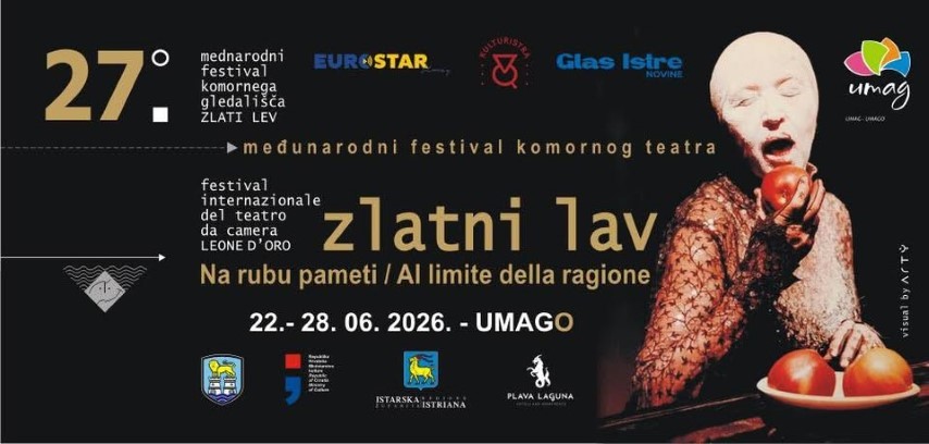 Počinje 27. Međunarodni festival komornog teatra Zlatni lav!