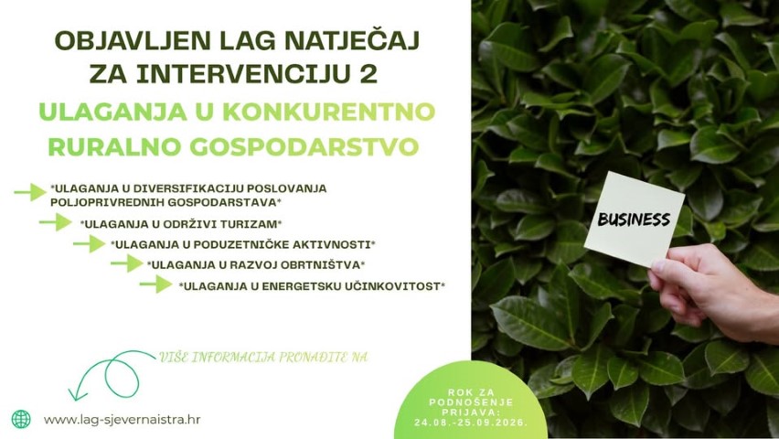 Uskoro kreću radionice za LAG natječaj o ulaganjima u sektor turizma i razvoj obrtništva